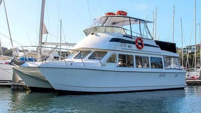 Ali B party boat Sydney Harbour