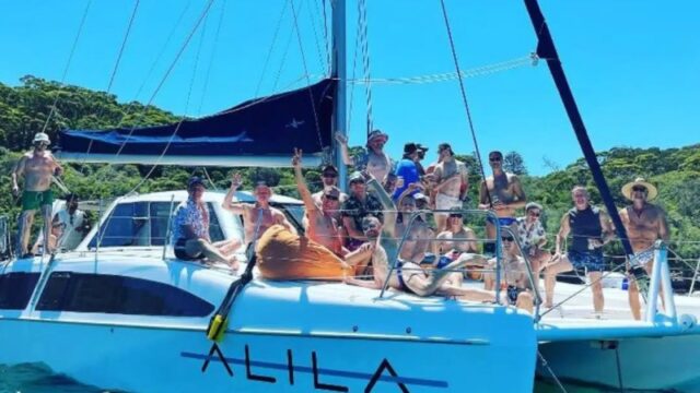 Alila party boat Sydney Harbour