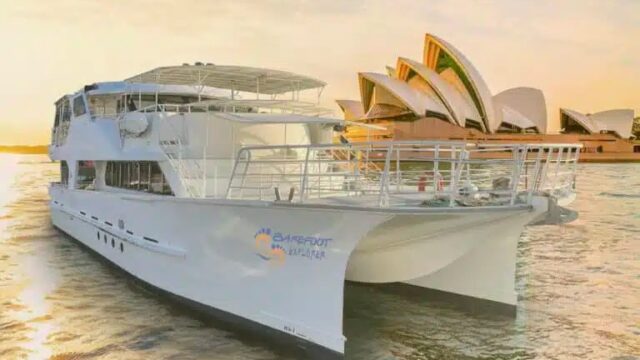 Barefoot Spirit party boat Sydney Harbour