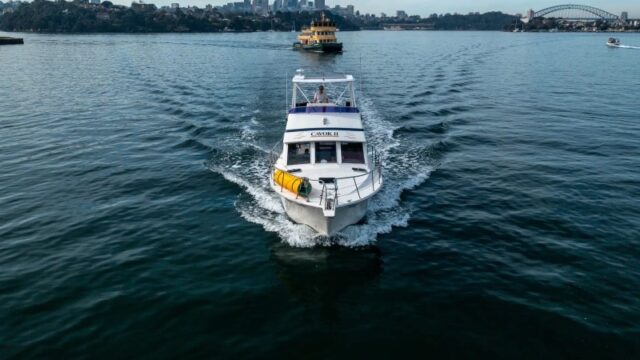 Cavok II party boat Sydney Harbour
