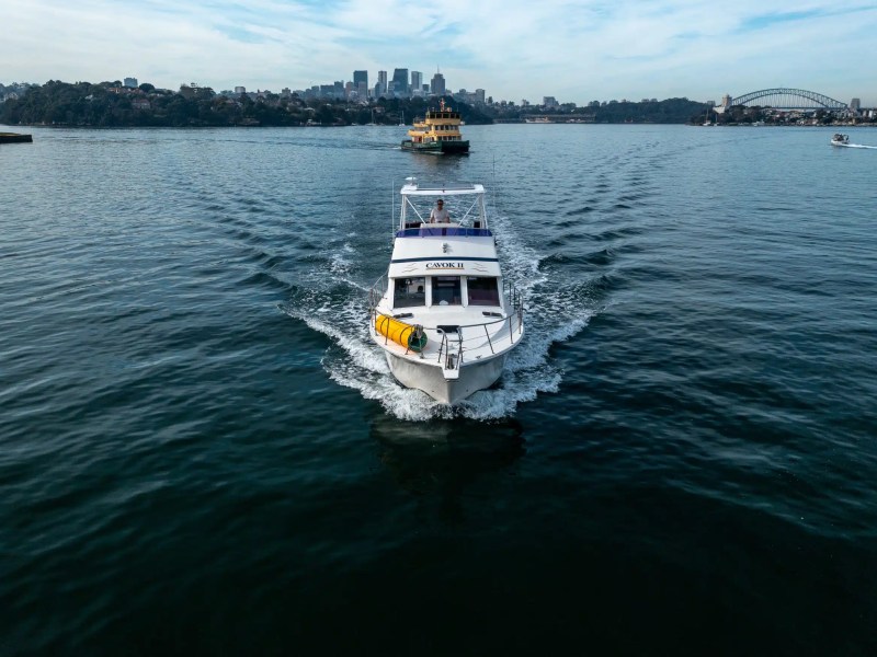 Cavok II party boat Sydney Harbour