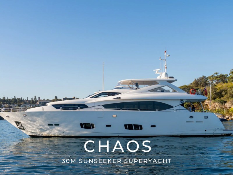 Chaos party boat Sydney Harbour