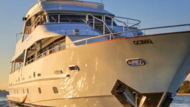 Queen Royal party boat Sydney Harbour